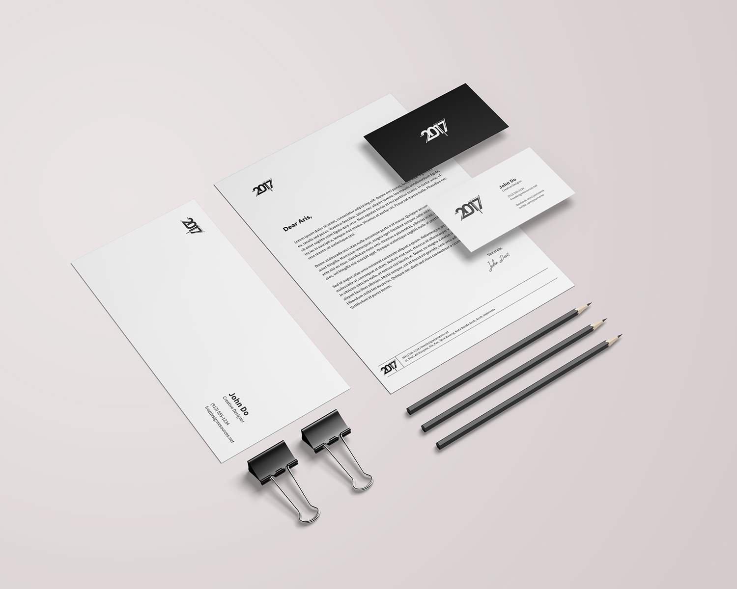 Business Stationery Design by 2017 Digital Branding